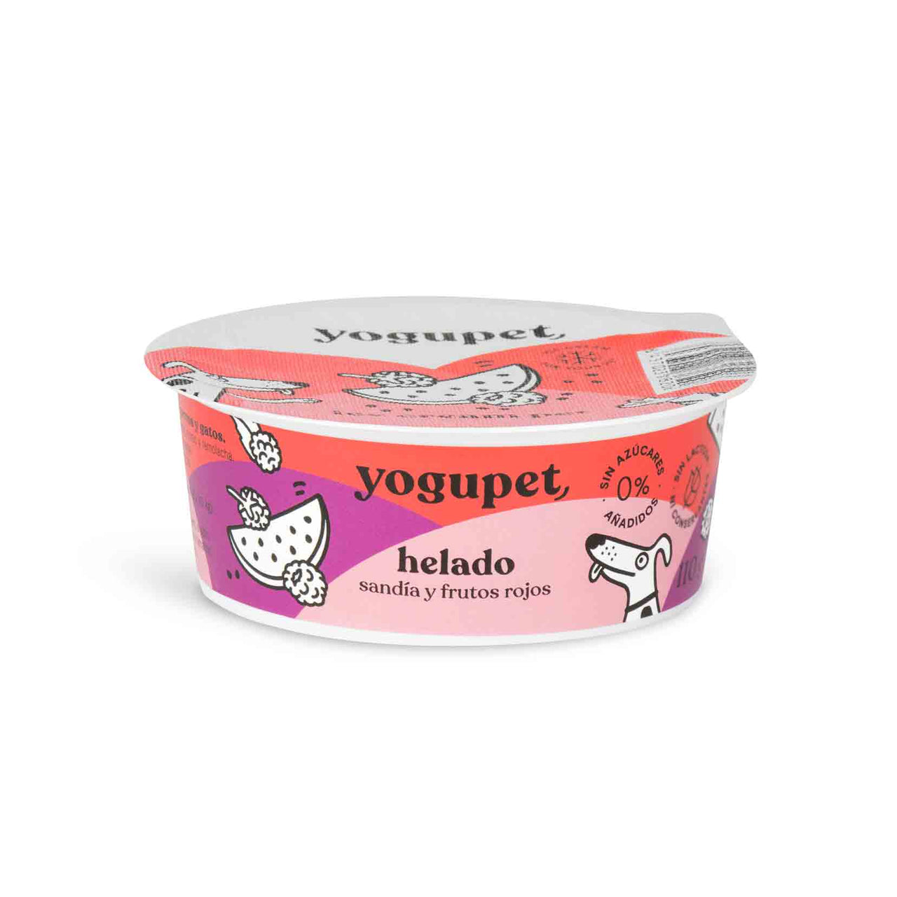 Glace aux fruits rouges Yogupet 🍉 Avec pastèque et de fruits rouges
